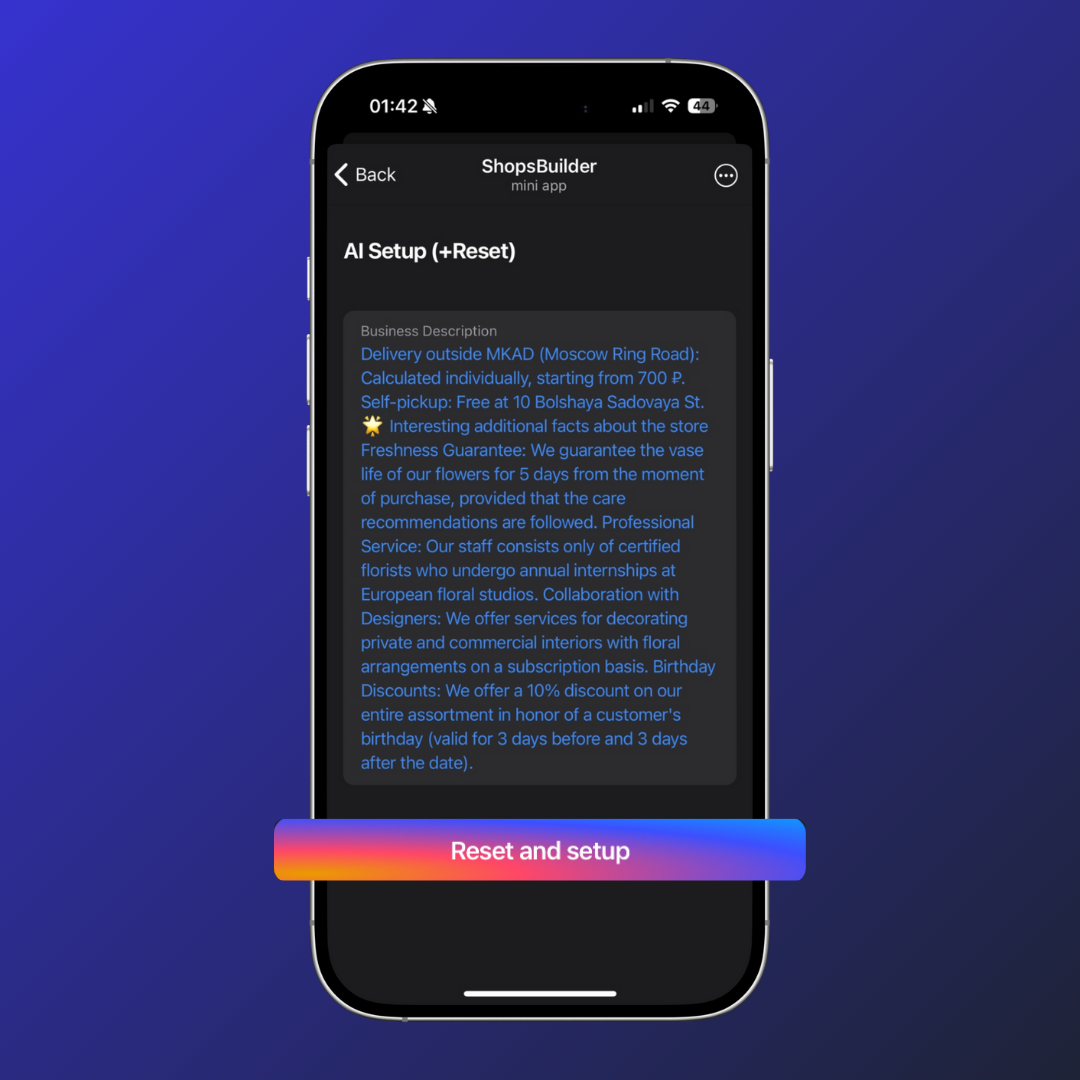 Business Description Review