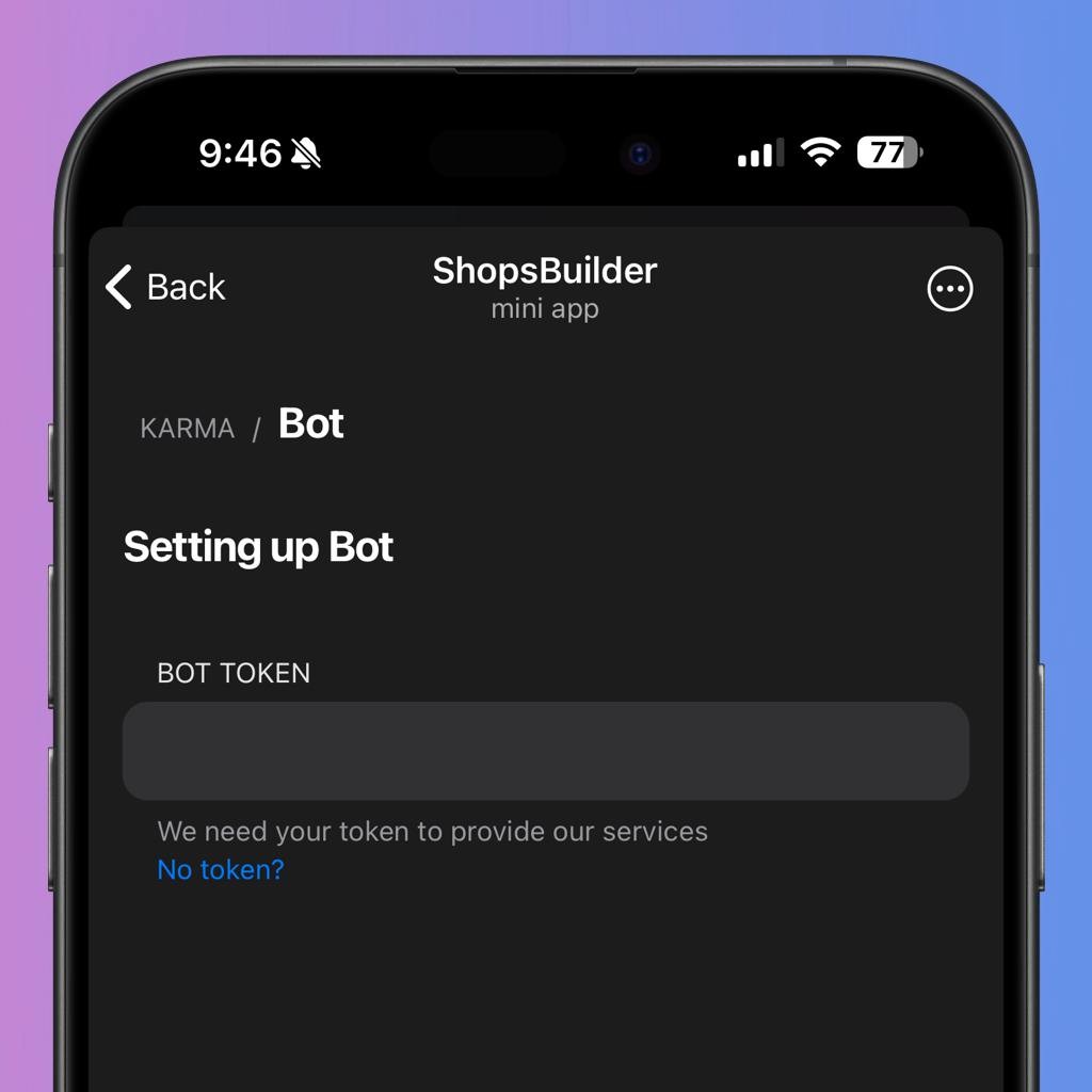 Bot Token Setup